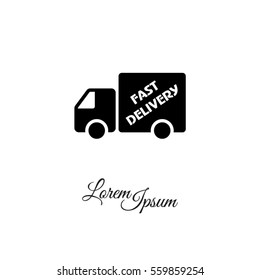 Web line icon. Fast delivery