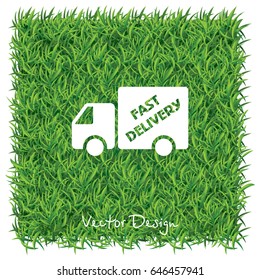 Web line icon. Fast delivery