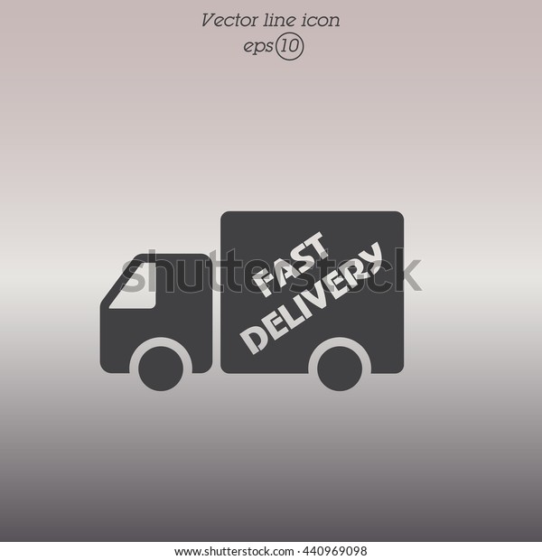 Web line icon. Fast\
delivery