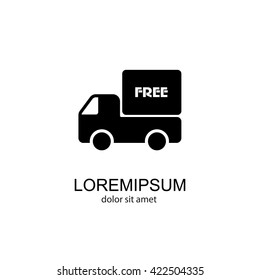Web line icon. Free delivery