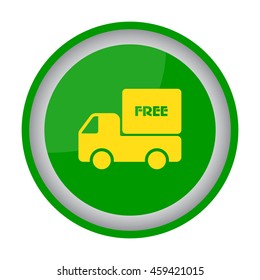 Web line icon. Free delivery