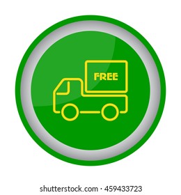Web line icon. Free delivery