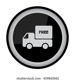 Web line icon. Free delivery