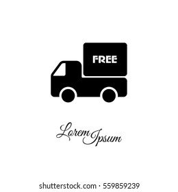 Web line icon. Free delivery