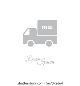 Web line icon. Free delivery