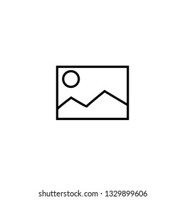 Web line icon. Gallery, design for website