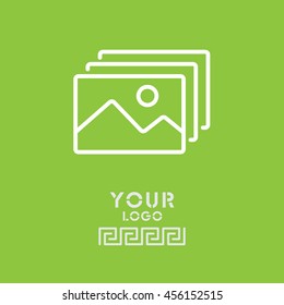 Web line icon. Gallery, design for website