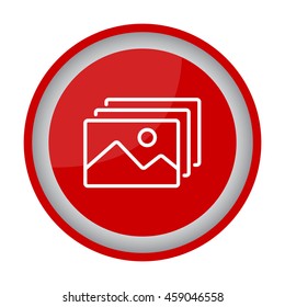 Web line icon. Gallery, design for website