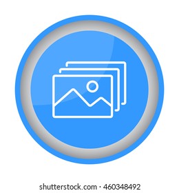 Web line icon. Gallery, design for website