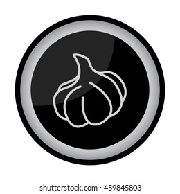 Web line icon. Garlic