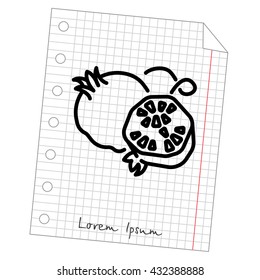 Web line icon. Garnet