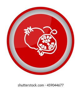 Web line icon. Garnet