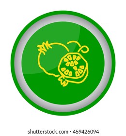 Web line icon. Garnet