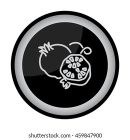 Web line icon. Garnet