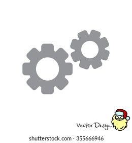 Web line icon. Gears