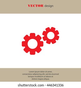 Web line icon. Gears