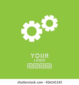 Web line icon. Gears