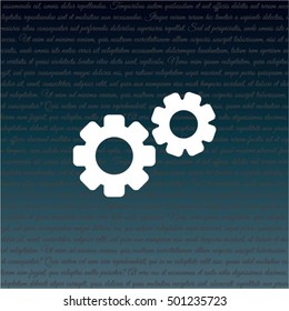 Web line icon. Gears