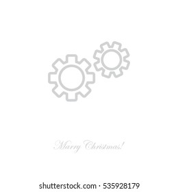 Web line icon. Gears