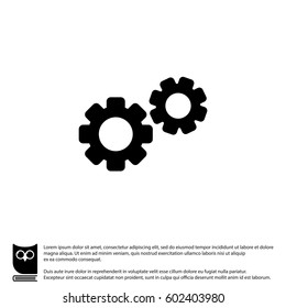 Web line icon. Gears