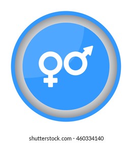 Web line icon. Gender symbol, Symbols of men and women