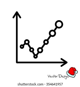 Web line icon. Graph