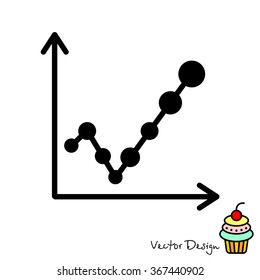 Web line icon. Graph