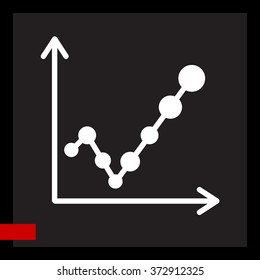 Web line icon. Graph