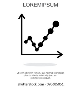 Web line icon. Graph