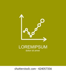 Web line icon. Graph