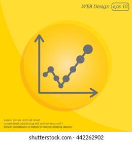 Web line icon. Graph