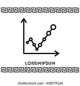 Web line icon. Graph