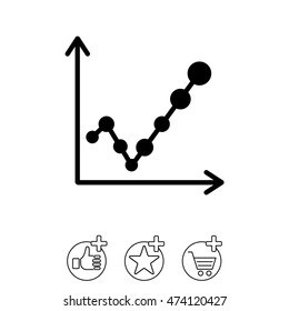 Web line icon. Graph