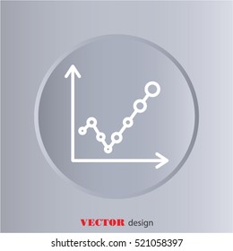 Web line icon. Graph