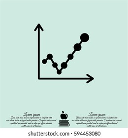 Web line icon. Graph
