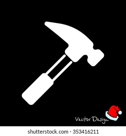 Web line icon. Hammer