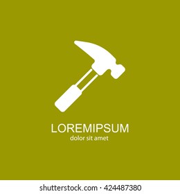 Web line icon. Hammer