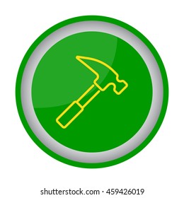 Web line icon. Hammer