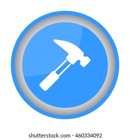 Web line icon. Hammer