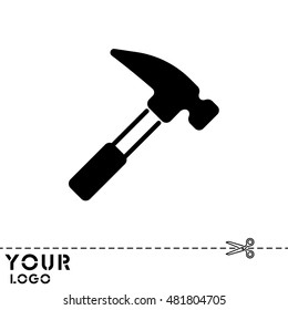 Web line icon. Hammer