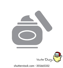 Web line icon. Hand cream, Face cream