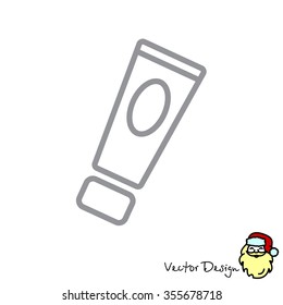 Web line icon. Hand cream, Face cream
