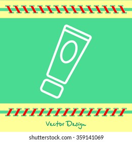 Web line icon. Hand cream, Face cream