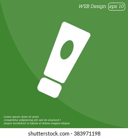 Web line icon. Hand cream, Face cream