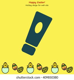 Web line icon. Hand cream, Face cream