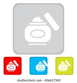 Web line icon. Hand cream, Face cream