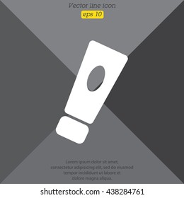 Web line icon. Hand cream, Face cream