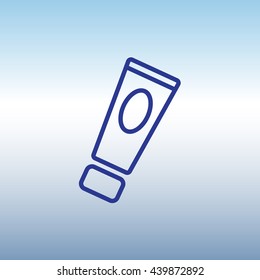 Web line icon. Hand cream, Face cream
