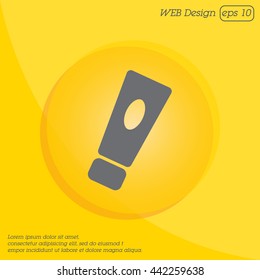 Web line icon. Hand cream, Face cream