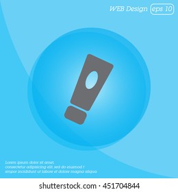 Web line icon. Hand cream, Face cream
